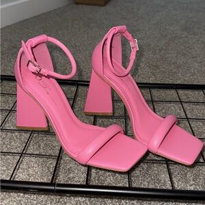 Olivia Ferguson Pink Triangle High Heel